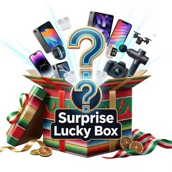 5-piece Digital Mystery Box Random 5G Smart Phone Fitness Watch Drone Blind Box High Quality Level up Surprise Pack Gift
