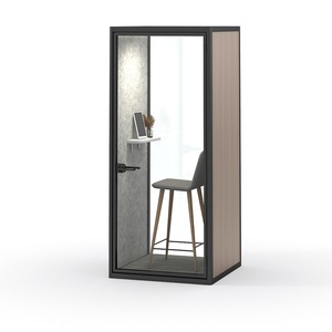 Cabina Telefónica Móvil, Cabina de Oficina Insonorizada, Cabina Acústica Prefabricada para Jardín - Product Image 5