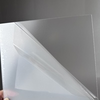 100% panneau de plexiglas vierge résistant aux rayures feuille acrylique givrée coupée à la taille feuilles de plastique 3mm 5mm 10mm d'épaisseur pour la publicité