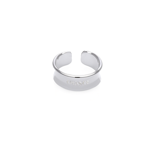 Fashion <b>Ring</b> 316L Stainless Steel PVD Gold Plating Chance Engraved Adjustable Band For Women Men - Product Image 2