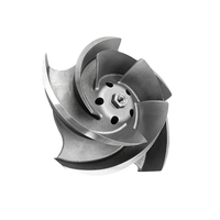 Turbine de pompe ouverte sur mesure en acier inoxydable 304 316, moulée par investissement, pour pompe centrifuge à eau