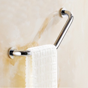 Corrimano da Bagno Personalizzato in Acciaio Inox 304, Montaggio a Parete, 135 Gradi, Antiscivolo, Ecologico, Barra di Sicurezza per WC - Product Image 1