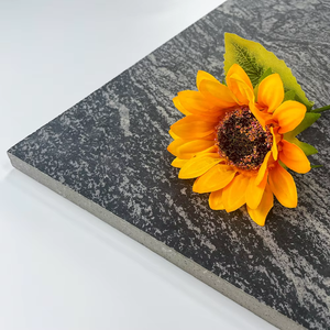 Carreaux de revêtement mural <span class=keywords><strong>en</strong></span> céramique noire pure Setsail, finition mate, 20 mm, 600x600 mm, antidérapants, <span class=keywords><strong>imitation</strong></span> <span class=keywords><strong>pierre</strong></span> moderne, pour <span class=keywords><strong>extérieur</strong></span> - Product Image 3