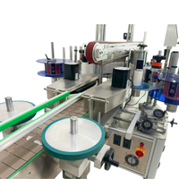 Machine d'étiquetage pour bouteilles plates, bouteilles rondes, canettes, applicateur d'étiquettes pour boissons, imprimante d'étiquettes pour emballages cosmétiques, machine à autocollants