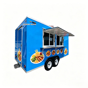 DOT VIN CE Factory <b>Direct</b> Dessert Trailer Stainless Steel Body Complete Ice Cream Fast Food Mobile Kitchen - Product Image 1