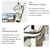 Machine automatique de bordure de matelas avec tête de couture 300u