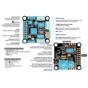 Holybro <span class=keywords><strong>kakute</strong></span> H7 <span class=keywords><strong>V2</strong></span> H7 <span class=keywords><strong>kakute</strong></span> ตัวควบคุมการบิน Tekko32 <span class=keywords><strong>F4</strong></span> 50A 65A ด้าน4in1 ESC 2-6S 30X30mm RC FPV RACING - Product Image 6