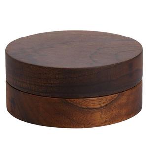 Cendrier en bois de noyer et acier inoxydable 304 avec couvercle, anti-cendres volantes, pour la maison et le bureau, en bois <span class=keywords><strong>massif</strong></span> - Product Image 3