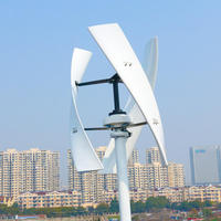 Prix usine 500W 600W 800W 1000W générateur de turbine de moulin à vent à axe vertical 12v 24v 48v 3 pales maglev permanent