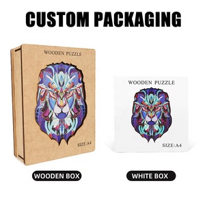 Tùy Chỉnh Bán Buôn <span class=keywords><strong>Jigsaw</strong></span> Toy Shape Động Vật Độc Đáo Trò Chơi Câu Đố Bằng Gỗ Cho Trẻ Em Quà Tặng - Product Image 3
