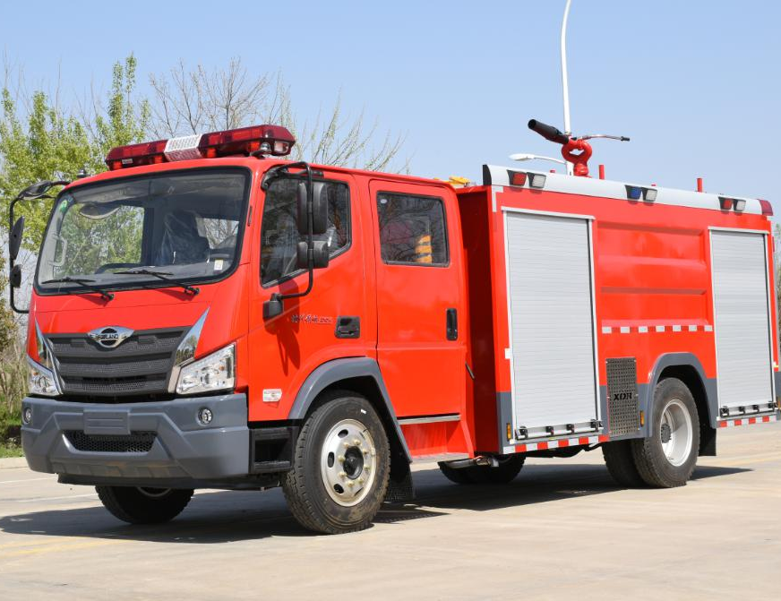 Foton Rescue Diesel Water Tank Fire Truck 5.8 M3 Foam Fire Engine with ...