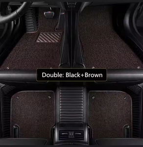 Hot Design Factory <span class=keywords><strong>Precio</strong></span> al por mayor Juego completo Durable Tamaño personalizado Original Match 5D PVC Cuero + Bobina Alfombras para el piso Alfombras para el automóvil - Product Image 4