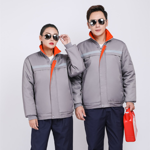 Uniforme de trabajo de seguridad para trabajo al aire libre, chaquetas cálidas de invierno reflectantes de alta calidad - Product Image 6