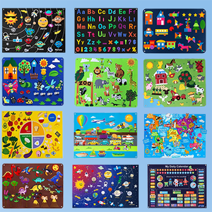 Tablero <span class=keywords><strong>de</strong></span> Historias <span class=keywords><strong>de</strong></span> Fieltro con Tema Marino, 65 Piezas <span class=keywords><strong>de</strong></span> Fieltro, Aprendizaje Interactivo <span class=keywords><strong>de</strong></span> Narración <span class=keywords><strong>de</strong></span> Cuentos para Preescolares, Niños <span class=keywords><strong>de</strong></span> <span class=keywords><strong>3</strong></span>+ Años - Product Image 2