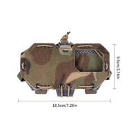 Support de navigation pliable tactique SIVI, support de téléphone portable MOLLE avec cordon élastique pour équipement d'entraînement en plein air