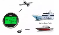 Compteur de vitesse GPS numérique réglable, rétro-éclairage Multiple, odomètre de pignon de moto, kilométrage compteur de voyage