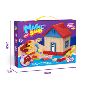 Plastica artigianale castello di sabbia giocattoli materiali educativi per la costruzione di casa gioco con per la sabbia magica - Product Image 5