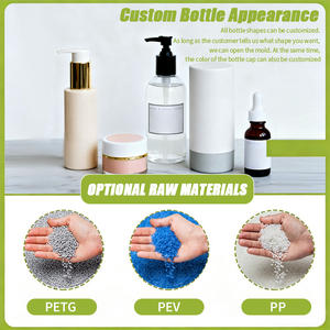 Pot cosmétique en plastique de luxe de bonne qualité 50g pour crème contour des yeux et soin de la peau - Product Image 3