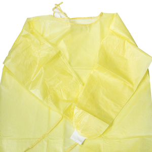 La Chine Fabricant Suning Jetable Tricot Manchette Chirurgical Jaune Imperméable Isolation Robe - Product Image 6