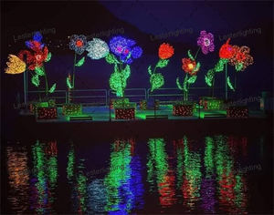 Luces LED 3D de Flor de Loto para Navidad y Halloween, IP65 Impermeables, Decoración Navideña para Exteriores, Venta al Por Mayor - Product Image 6