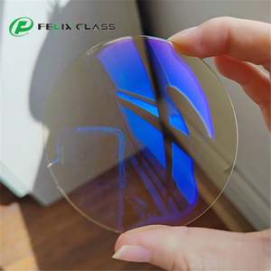 Lentilles en résine anti-lumière bleue 1.56 à vente chaude avec 40% HMC jaune 8005 Lentilles optiques couleur claire - Product Image 4