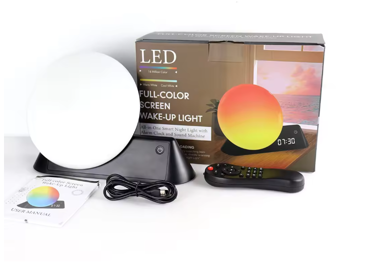 Lampada Sveglia Lunare Con Bluetooth - Luce Notturna RGB, Altoparlante, Touch - Foto 9