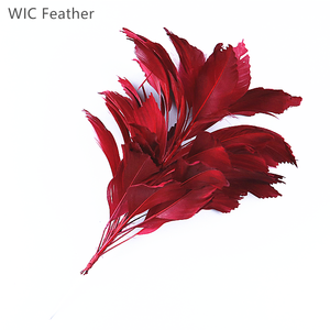 Puro fatto a mano di moda rossa di carnevale piuma d'oca fiore ghirlanda copricapo accessori per capelli all'ingrosso copricapo da ragazza - Product Image 5