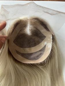 Peluca de Alta Calidad <span class=keywords><strong>para</strong></span> <span class=keywords><strong>Mujeres</strong></span> Europeas, Accesorio <span class=keywords><strong>para</strong></span> el Cabello, Cabello Lacio con Resistencia al Calor, Adecuada <span class=keywords><strong>para</strong></span> <span class=keywords><strong>Mujeres</strong></span> con Calvicie - Product Image 3