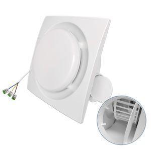 Ventilateur <span class=keywords><strong>extracteur</strong></span> axial <span class=keywords><strong>de</strong></span> <span class=keywords><strong>salle</strong></span> <span class=keywords><strong>de</strong></span> <span class=keywords><strong>bain</strong></span> en plastique <span class=keywords><strong>de</strong></span> 10 pouces 110V <span class=keywords><strong>avec</strong></span> lumière LED pour montage au plafond - Product Image 1