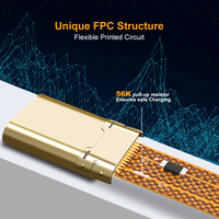 Cable USB 3.0 Flexible CableCreation de Alta Velocidad 5Gbps Tipo-C 3A con Carga Rápida y Transmisión de Datos, Revestimiento TPE Trenzado y Blindado
