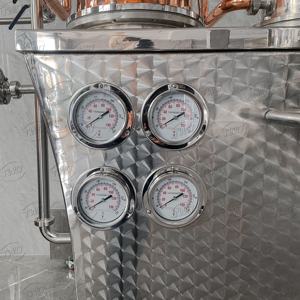 Máquina destiladora de cobre profesional TW 300L, equipo de destilación de Alcohol para Gin Ron Mescal Maguey Tequila Distillery - Product Image 5