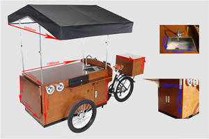 Carrito de café móvil, triciclo de té chino, bicicletas de carga de 3 ruedas, aprobado por la CE, OEM, en venta - Product Image 3