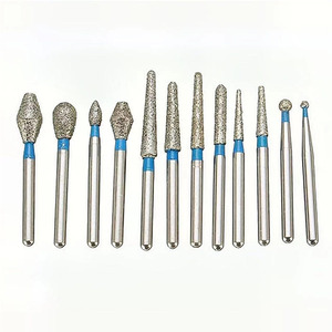 ดอกสว่านเพชรสำหรับงานทันตกรรม ขายส่งจากโรงงาน รุ่น <span class=keywords><strong>Glin</strong></span> Diamond Burs แบบหัวต่อ Contra Angle Turbine ทำจากโลหะ - Product Image 3