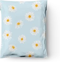 Enveloppes d'expédition imprimées de qualité supérieure, flexibles, résistantes aux déchirures, auto-adhésives, imperméables, motif marguerites florales d'été, 10x13 (100)