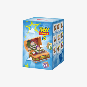 Authentique <span class=keywords><strong>POP</strong></span> MART Pixar Toy Story 5 Boîte Mystère Individuelle Style Confirmé Scène Coffre au Trésor Mini Diorama Décoration de Bureau Cadeau - Product Image 1