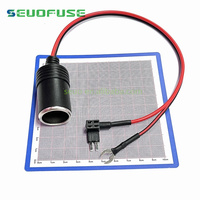 Câble solaire 2 Double Port moto voiture allume-cigare femelle chargeur Usb à SAE connexion rapide
