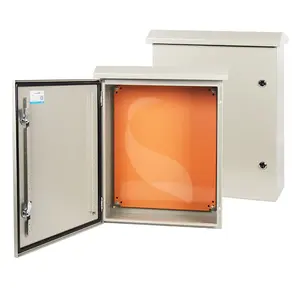 SAIPWELL custom enclosure Outdoor Telecom Cabinet IP66 weatherproof steel enclosure electric meter box RAL7032 RAL7035