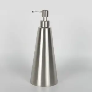 800ml Large Capacity Liquid / Lotion Bottle Hand Wash Rust Proof Pump 304 Stainless Steel Manual Soap Dispenser