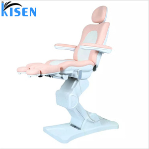 Fauteuil de beauté électrique professionnel de luxe Kisen, salon de beauté, table de massage à 4 moteurs, siège rotatif à 360 degrés, lit de beauté - Product Image 4