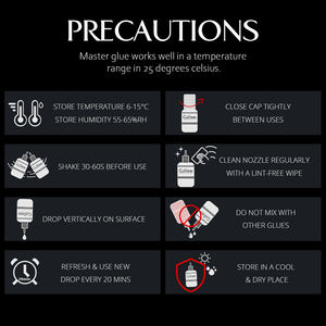 <span class=keywords><strong>Pegamento</strong></span> Adhesivo para Extensiones <span class=keywords><strong>de</strong></span> <span class=keywords><strong>Pestañas</strong></span> Individuales, Vegano, No Tóxico, Resistente al Agua, <span class=keywords><strong>de</strong></span> Secado Rápido, Líquido Negro, <span class=keywords><strong>de</strong></span> la <span class=keywords><strong>Mejor</strong></span> Calidad, Gollee - Product Image 4