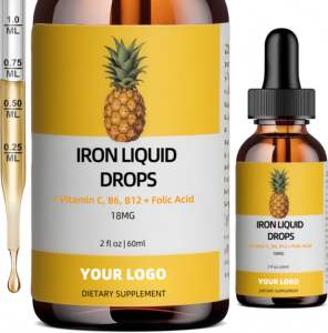 <span class=keywords><strong>Tonic</strong></span> Darah Premium Glycinate Liposomal Suplemen Alami Kalsium Seng dan Selenium Sirup Tetes Cairan Besi untuk Kesehatan Wanita - Product Image 1