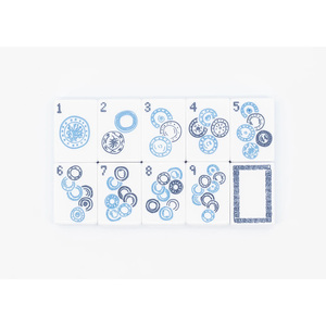 Custom Model 4-Tier American <b>Mahjong</b> 160 Acrylic Tiles with Pearl Print Design Luxurious Eco-Friendly Durable - Product Image 4