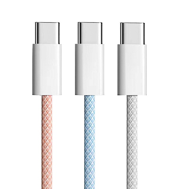 Hot Selling PD 60w Fast Charging Nylon Color Braided Good Quality Type-C Cable Fast Charging Data Cable for Phone USB C Cable
