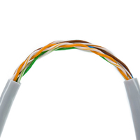 Cable de red UTP CAT5e de alta velocidad LAN 4pr 24awg caja de cable cat5e interior de cobre 1000ft para computadora