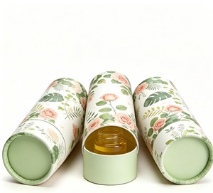Boîte cylindrique d'emballage cosmétique écologique personnalisée, adaptée aux parfums, aux bougies, aux crèmes pour le visage et aux produits de beauté - Product Image 6
