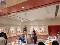 Vitrines à bijoux sur mesure au design créatif pour centres commerciaux et bijouteries de mode