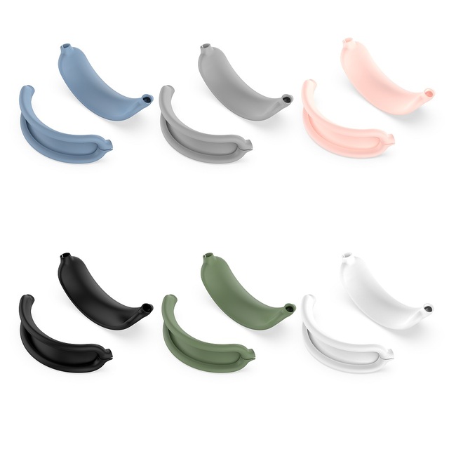Headphone Silicone Headband Ear Pads Cushion Cove for AirPods Max 2 Pure Color Washable Cushion Protective Case