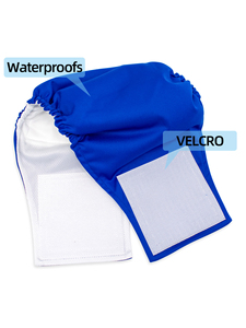 IVY réutilisable chien ventre bande adulte chien mâle femelle animal couches imperméables pour les menstruations - Product Image 4