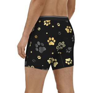 Wholesale <strong>Boxer</strong> Cute Cat Paw Men's Underwear Digital Print <strong>clear</strong> Pattern Men's <strong>Boxer</strong> <strong>Briefs</strong> Custom Size Short Underwear - Product Image 2