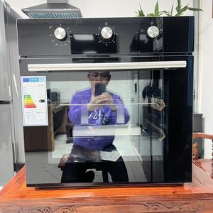 Horno Empotrado de 4 Funciones, Vidrio Negro, 63L, 60CM, 220v, 50hz, Eficiencia Energética, 2kw de Potencia, Estándar del Reino Unido, 50/60hz - Product Image 5